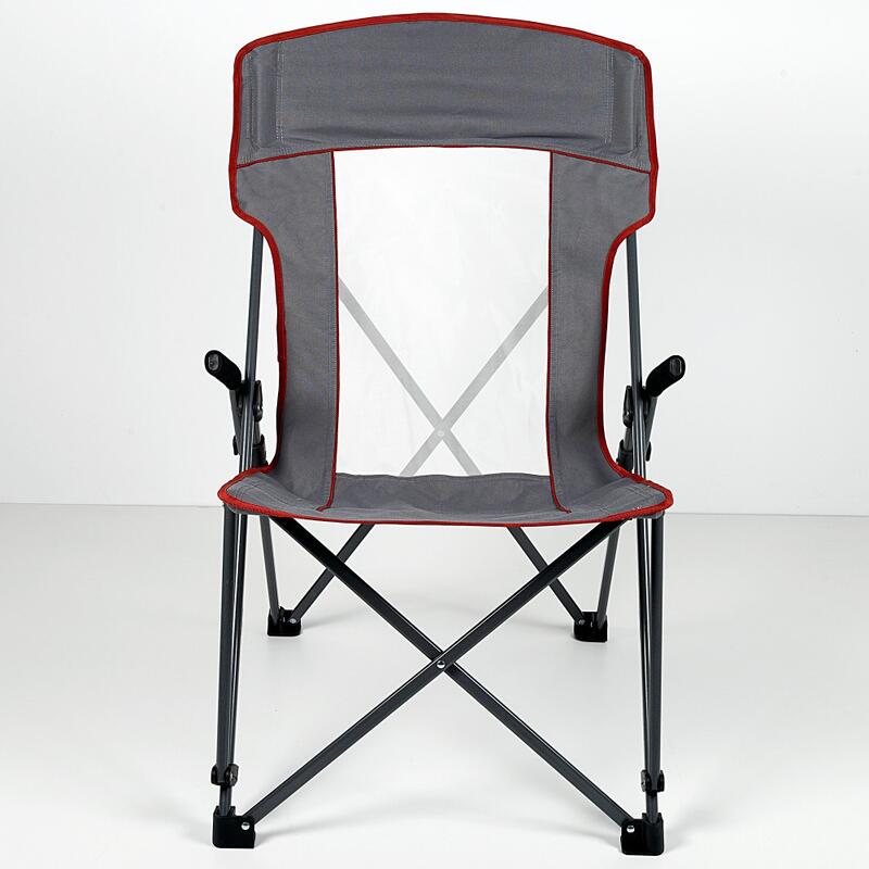 AKTIVE - Chaise Pliante Anti-Basculement, Chaise de Camping ou Plage, Gris