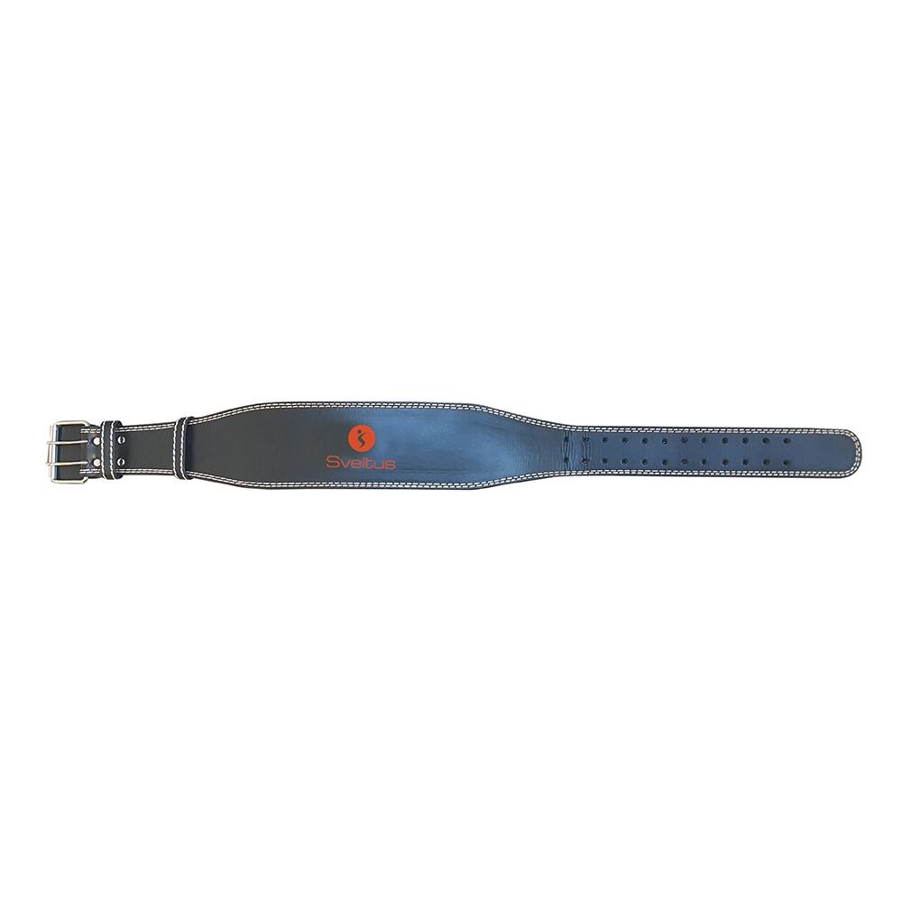 Pas do podnoszenia ciężarów skórzany Sveltus Leather Weightlifting czarny 9401 3/7