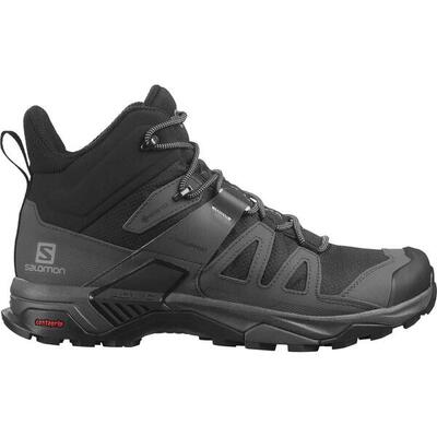 Botas Trekking De Montaña Para Hombre Salomon X Ultra 4 Mid Gtx Black Negro
