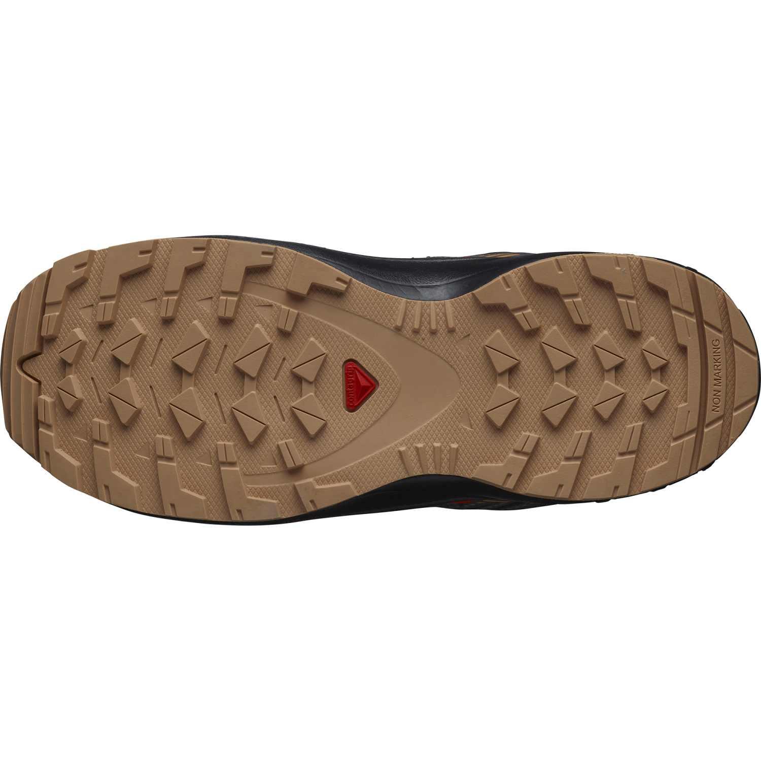 Botas de la marca Salomon XA PRO V8 MID para niños en color gris. 5/5