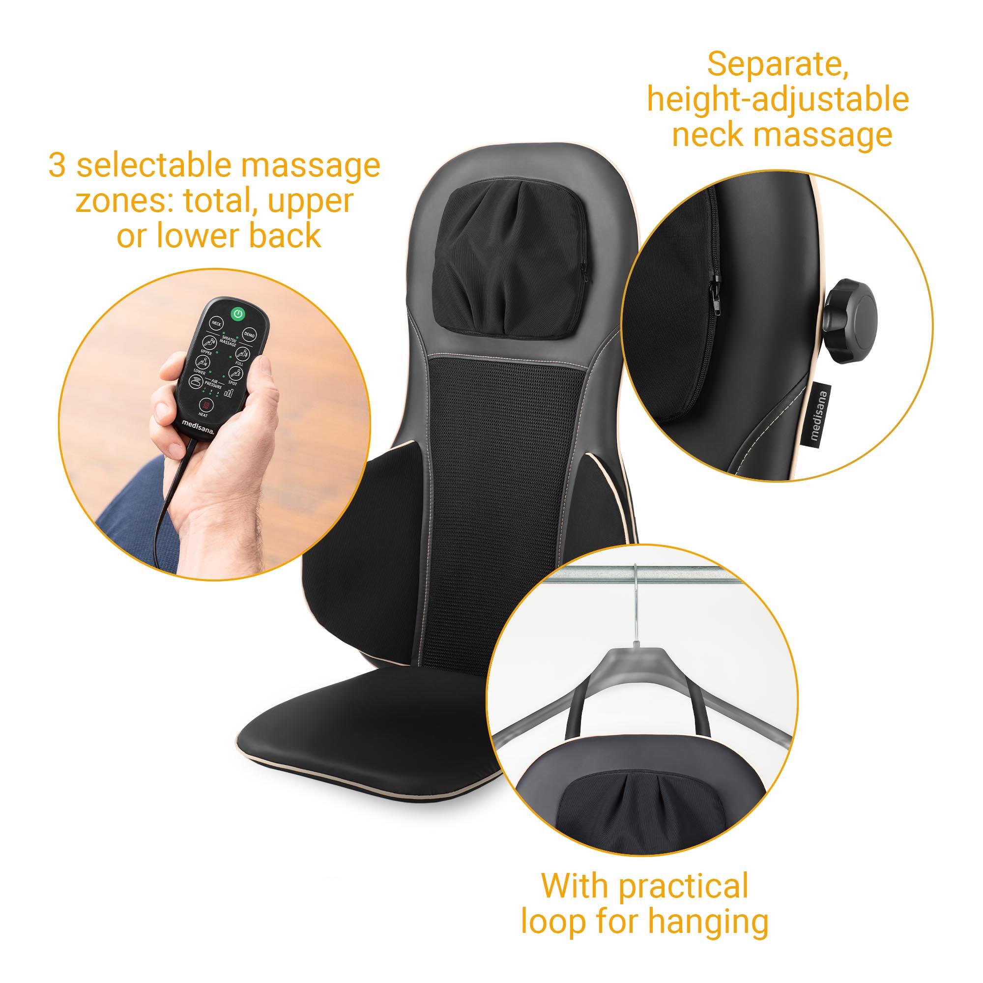 Respaldo de Masaje Shiatsu Medisana MC 825 con Acupresión, Calor y 3 niveles 6/7