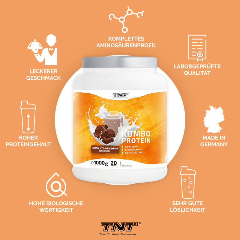 TNT Kombo Protein - Extra cremig und mit 3 Eiweißquellen