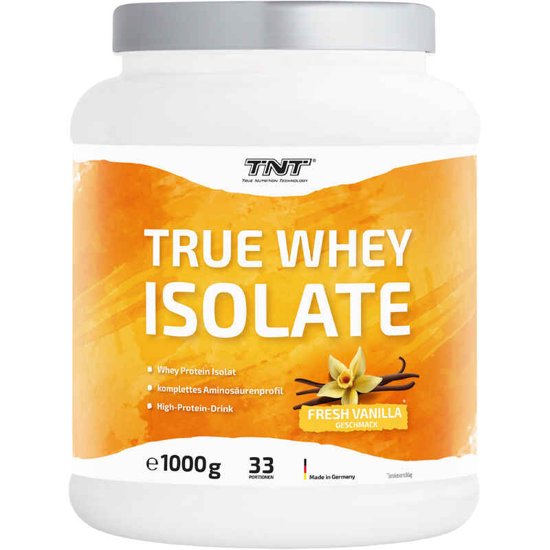 TNT True Whey Isolate - extrem hoher Eiweißanteil, kaum milchiger Geschmack