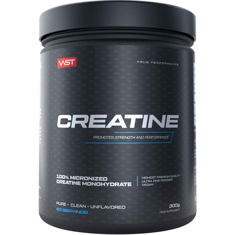 VAST Creatine USP Grade (300g) - 100% Micronized Creatine Monohydrate