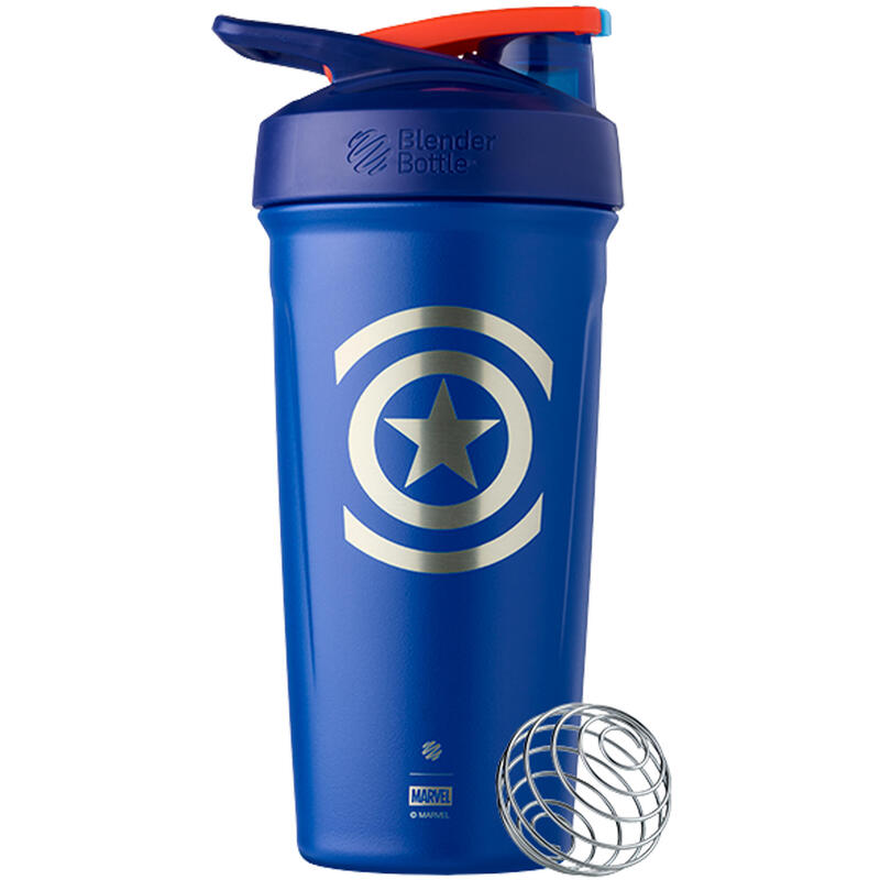 Strada Thermo Edelstahl MARVEL® Shaker - Captain America