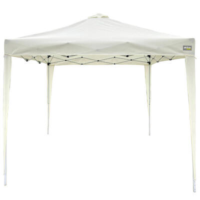 Gazebo Max-Air pieghevole e regolabile in altezza 300x300/240 cm bianco Aktive