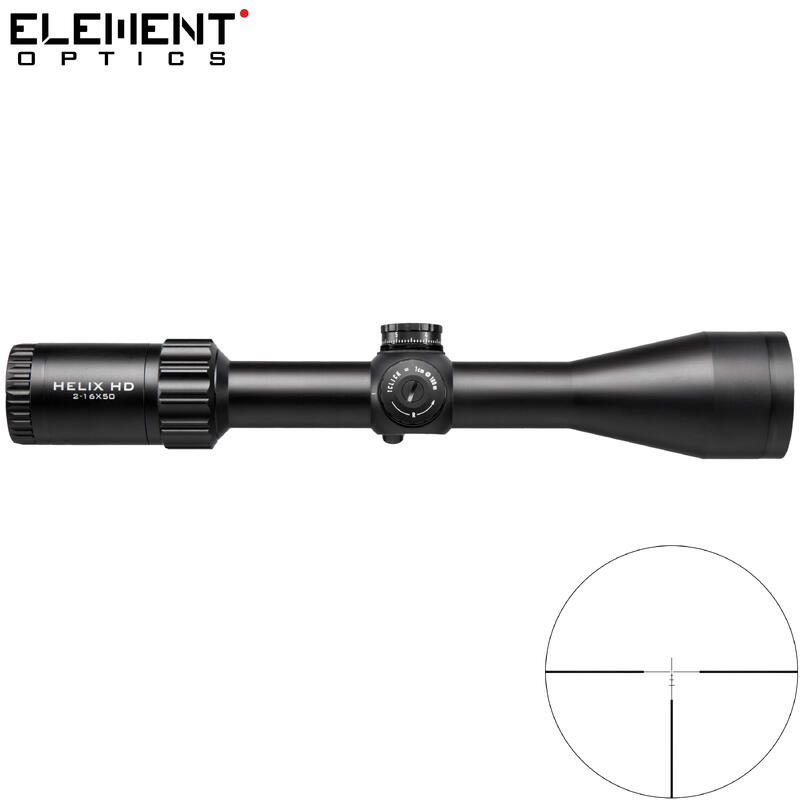 CANNOCCHIALE DA PUNTAMENTO ELEMENT OPTICS HELIX HD 2-16X50 SFP MRAD RAPTR-1