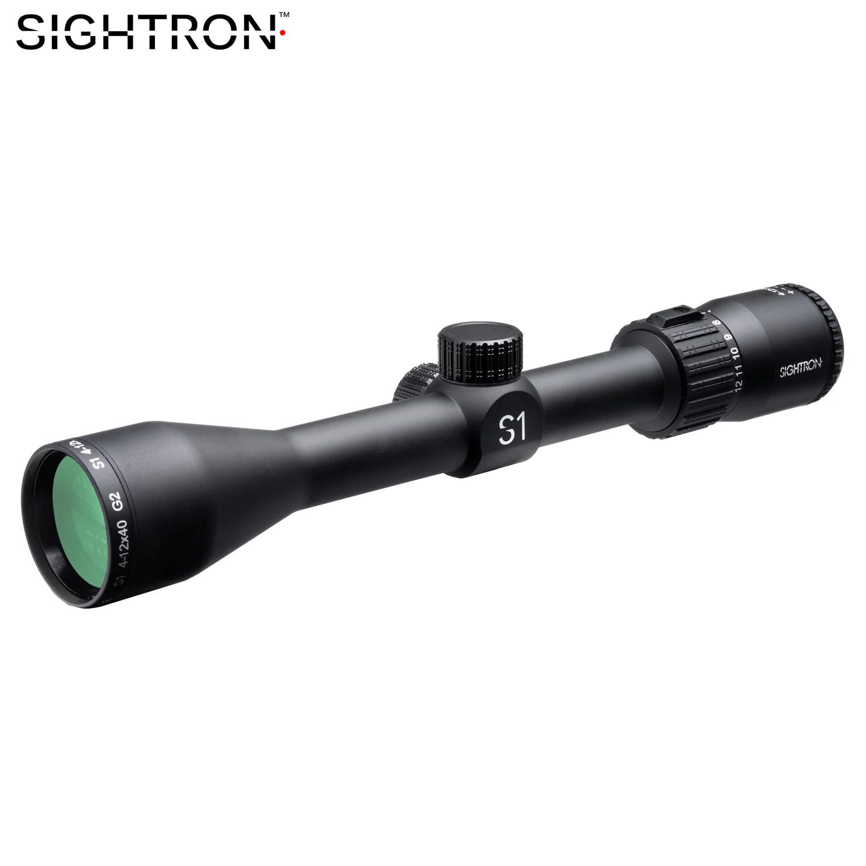 Sightron - Lunette De Tir Sightron S1 4-12x40 G2 Mil-dot - Lunette De Visée - Noir - Taille Unique - Decathlon