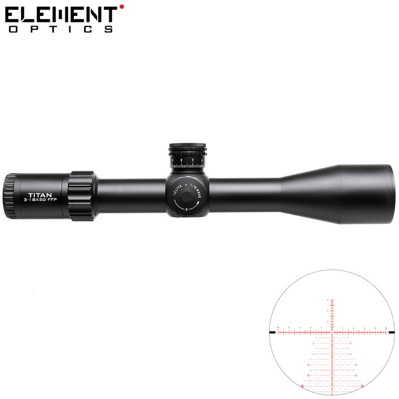 MIRA ELEMENT OPTICS TITAN 3-18X50 FFP MRAD APR-2D