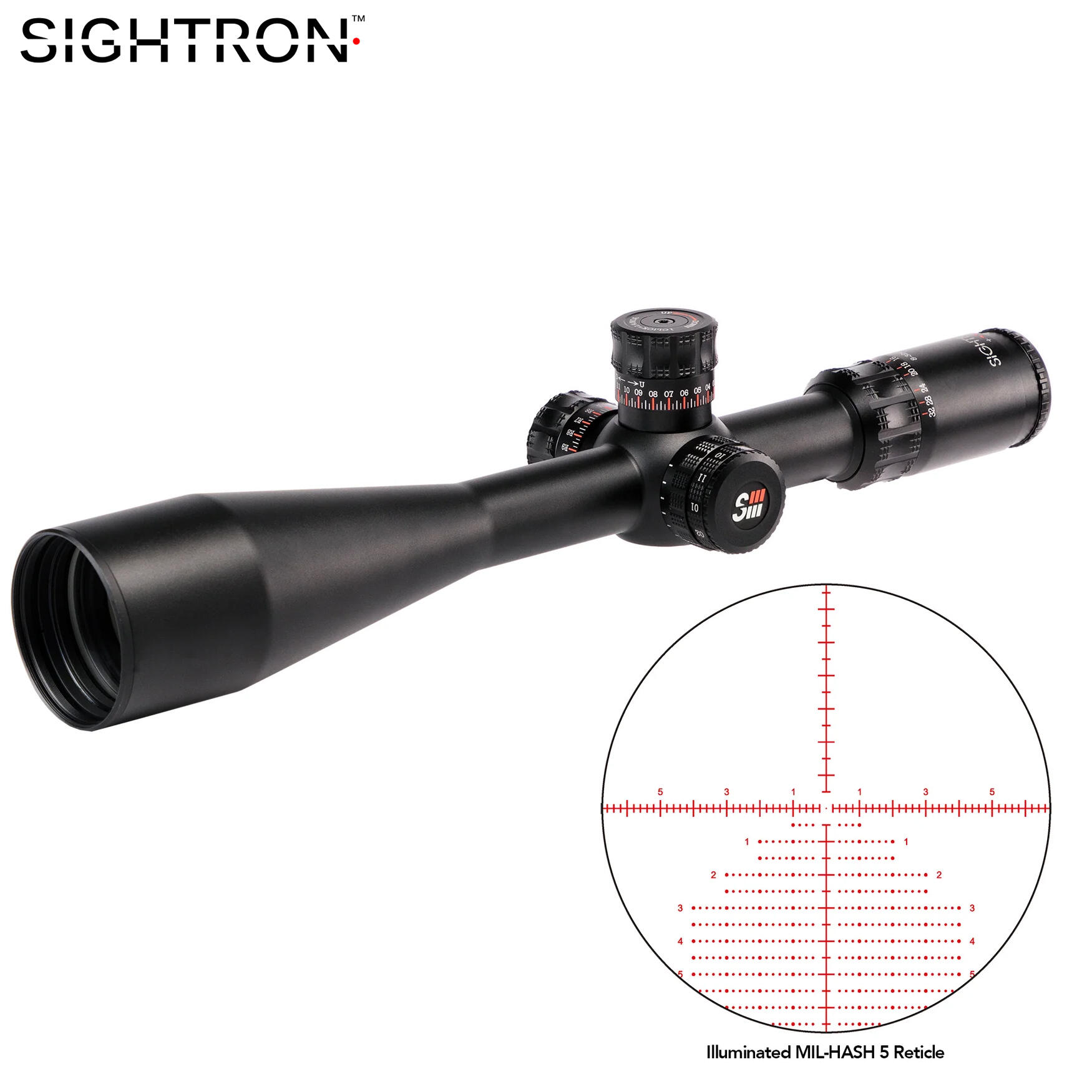 VISOR SIGHTRON SIII PLR 6-24X50 ZERO STOP IR MH-5 6/6
