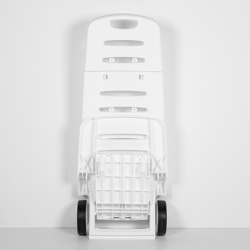 AKTIVE - Chaise Pliante Convertible en Chariot, avec Dossier, Poignée et Roues