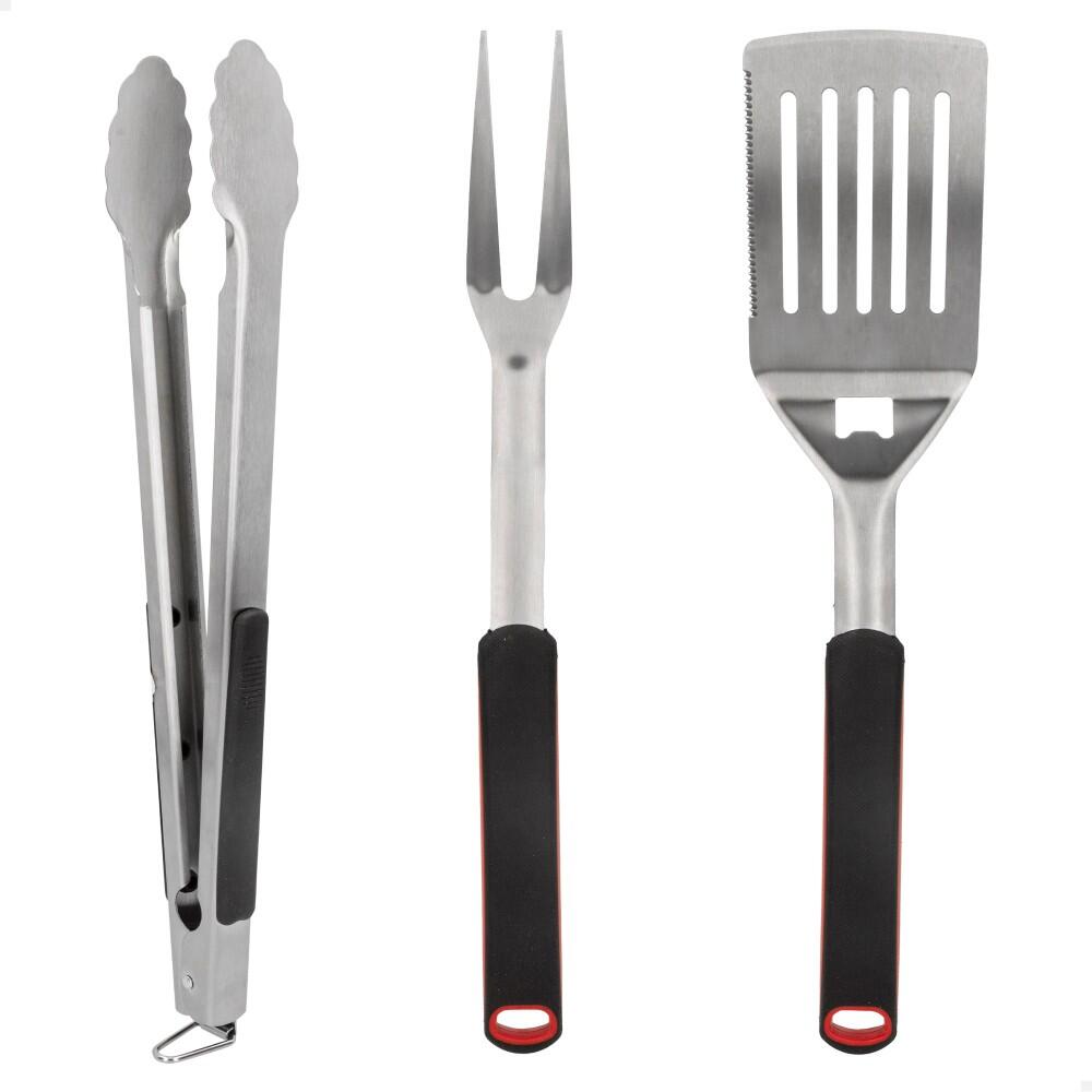 Aktive - Set De 3 Accessoires De Barbecue Aktive - Barbecue - Noir - Taille Unique - Decathlon