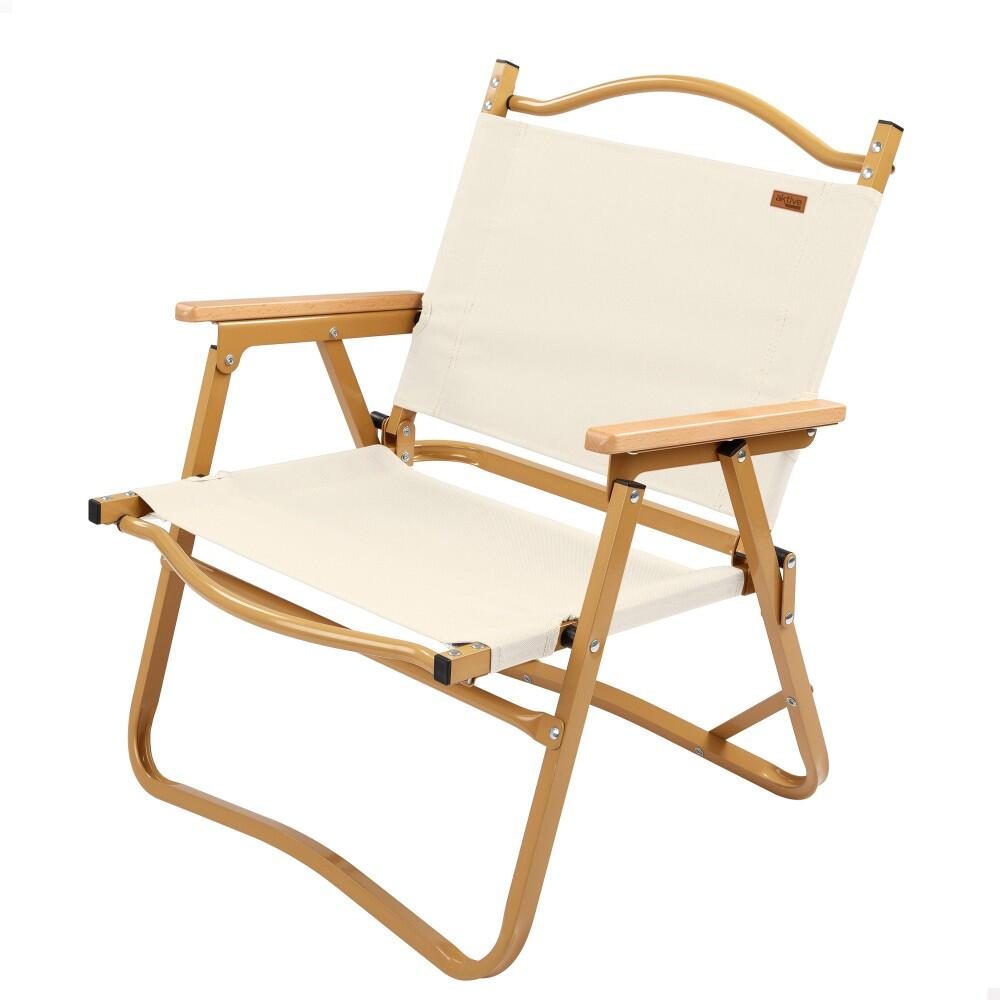 AKTIVE Cadeira dobrável low glamping com bolso Aktive