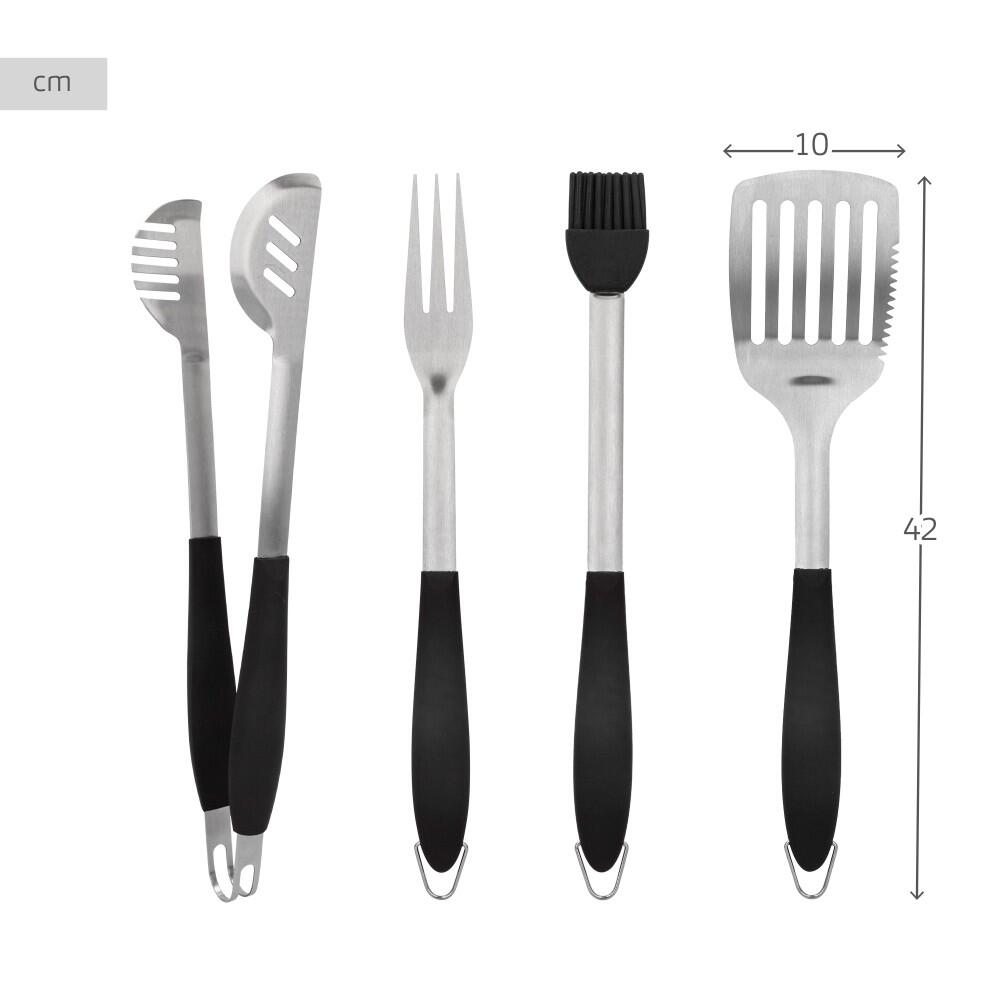 Ensemble de 4 accessoires de barbecue Aktive 4/7