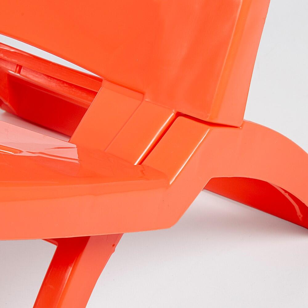 Silla playa plástico plegable baja coral Aktive 5/7