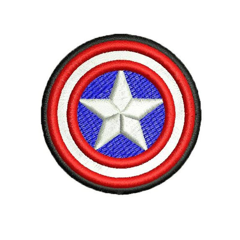 Parche de Velcro Escudo Capitán América Elitex Training
