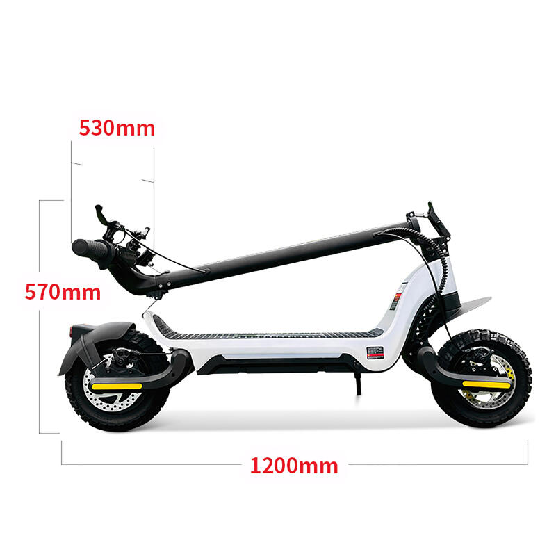 Trotinete elétrica  S9 Plus 800W-48V-15Ah (720Wh) - roda 10"