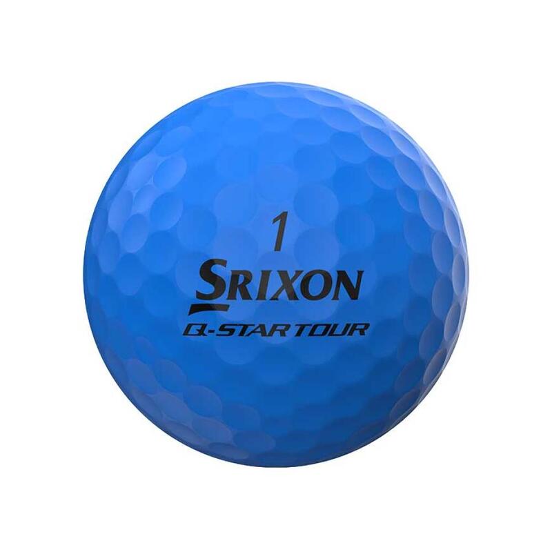 Caixa de 12 bolas de golfe Srixon Q-Star Tour DIVIDE