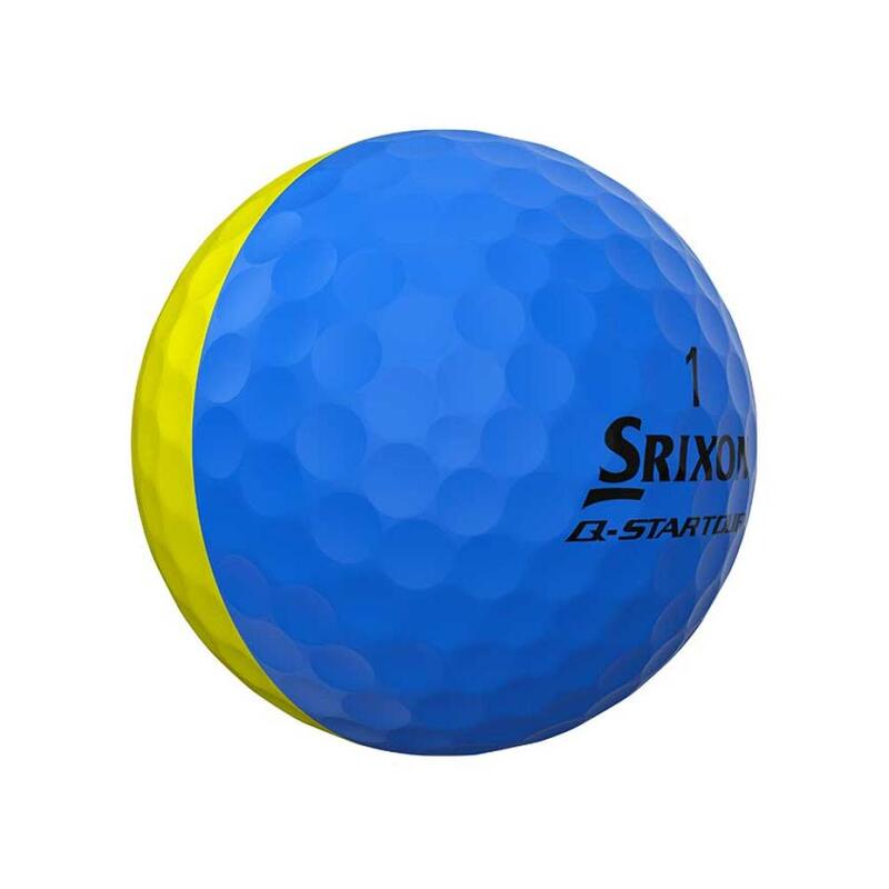 Caja de 12 bolas de golf Srixon Q-Star Tour DIVIDE
