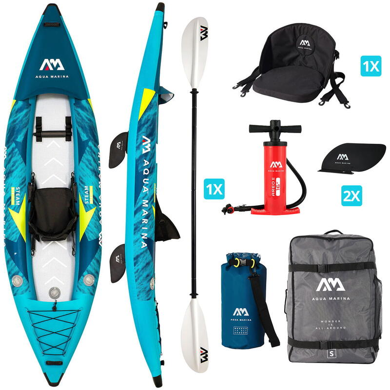 Aqua Marina Steam Kajak ST-312 Set: Paddel KP-1