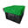 DS COVERS CRATE bicycle cover Groen M 35x45cm