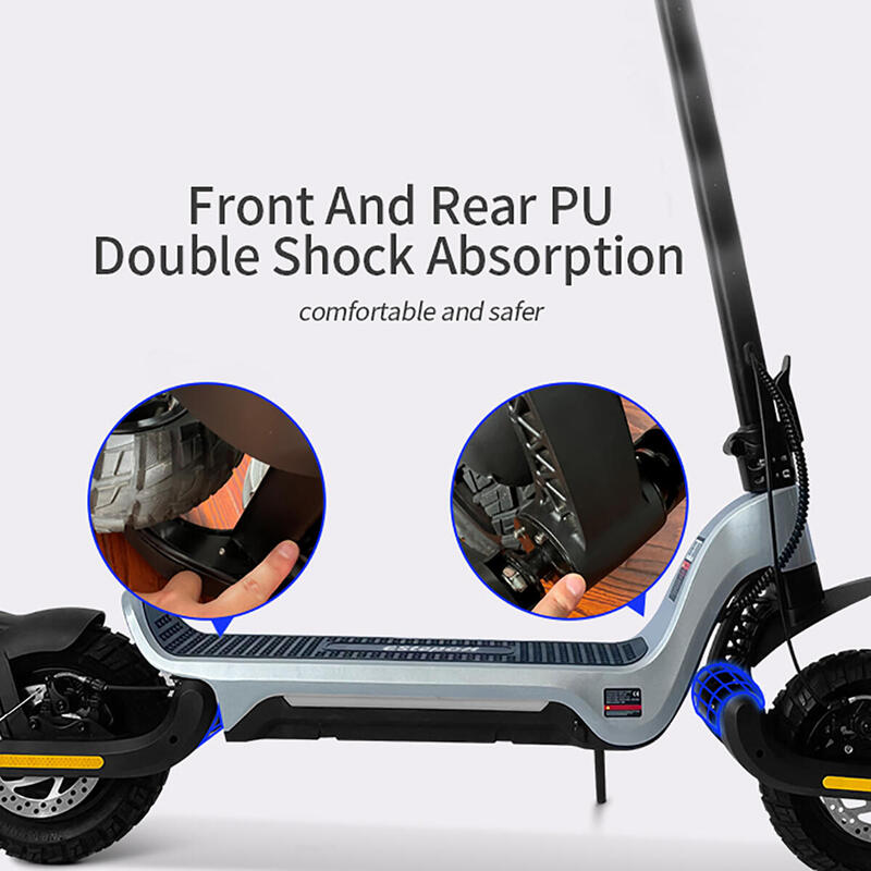 Elektrische scooter S9 Plus 800W-48V-15Ah (720Wh) - wiel 10"