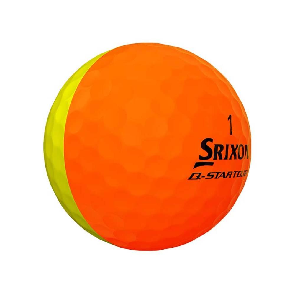 Q-star tour divide brite" golf balls Srixon (set of 12)