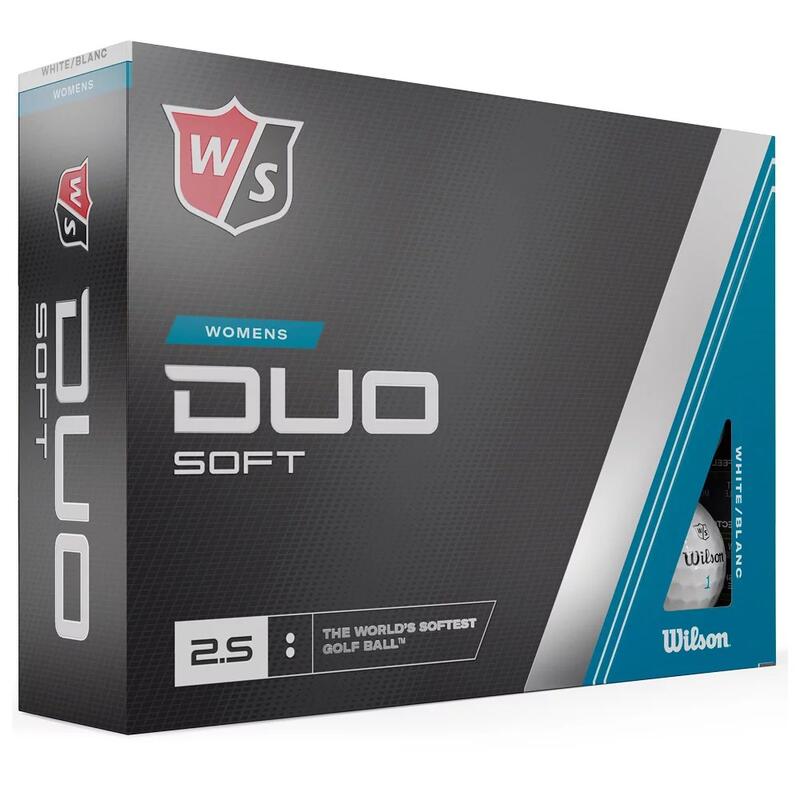 Bolas de Golf Wilson Duo Soft Blancas, Mujer