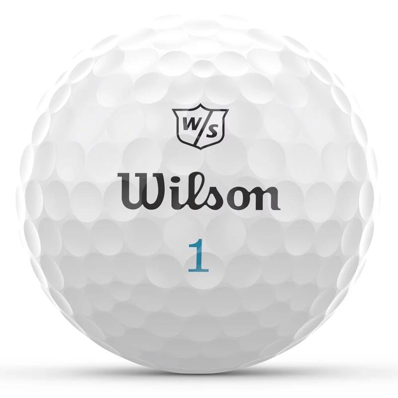 Bolas de Golf Wilson Duo Soft Blancas, Mujer