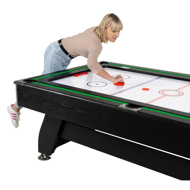 Stół bilardowy z nakładką cymbergaj/ping pong 8FT - BOLD-BLACK