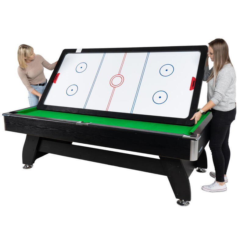 Stół bilardowy z nakładką cymbergaj/ping pong 8FT - BOLD-BLACK