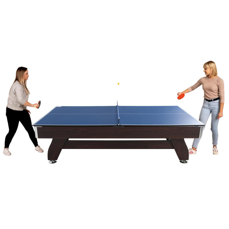 Stół bilardowy z nakładką ping pong/jadalna 8FT - THUNDER BOLD-BROWN