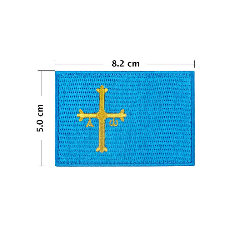 Velcro-patch Asturische vlag Elitex Training