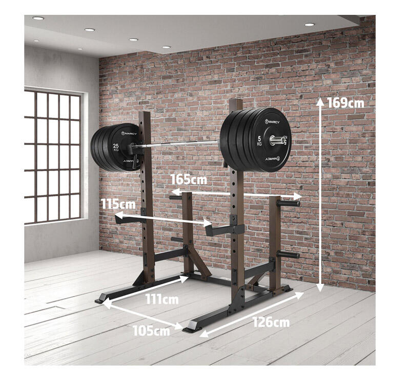 STEELBODY STB-70105 LIGHT COMMERCIAL SQUAT RACK & BASE TRAINER 7/7