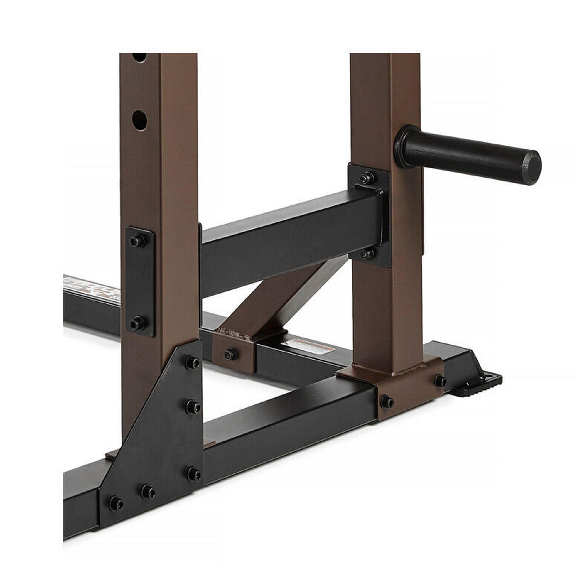 STEELBODY STB-70105 LIGHT COMMERCIAL SQUAT RACK & BASE TRAINER 4/7