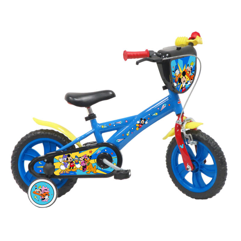 Fiets 12 inch 3-5 jaar Mickey Mouse