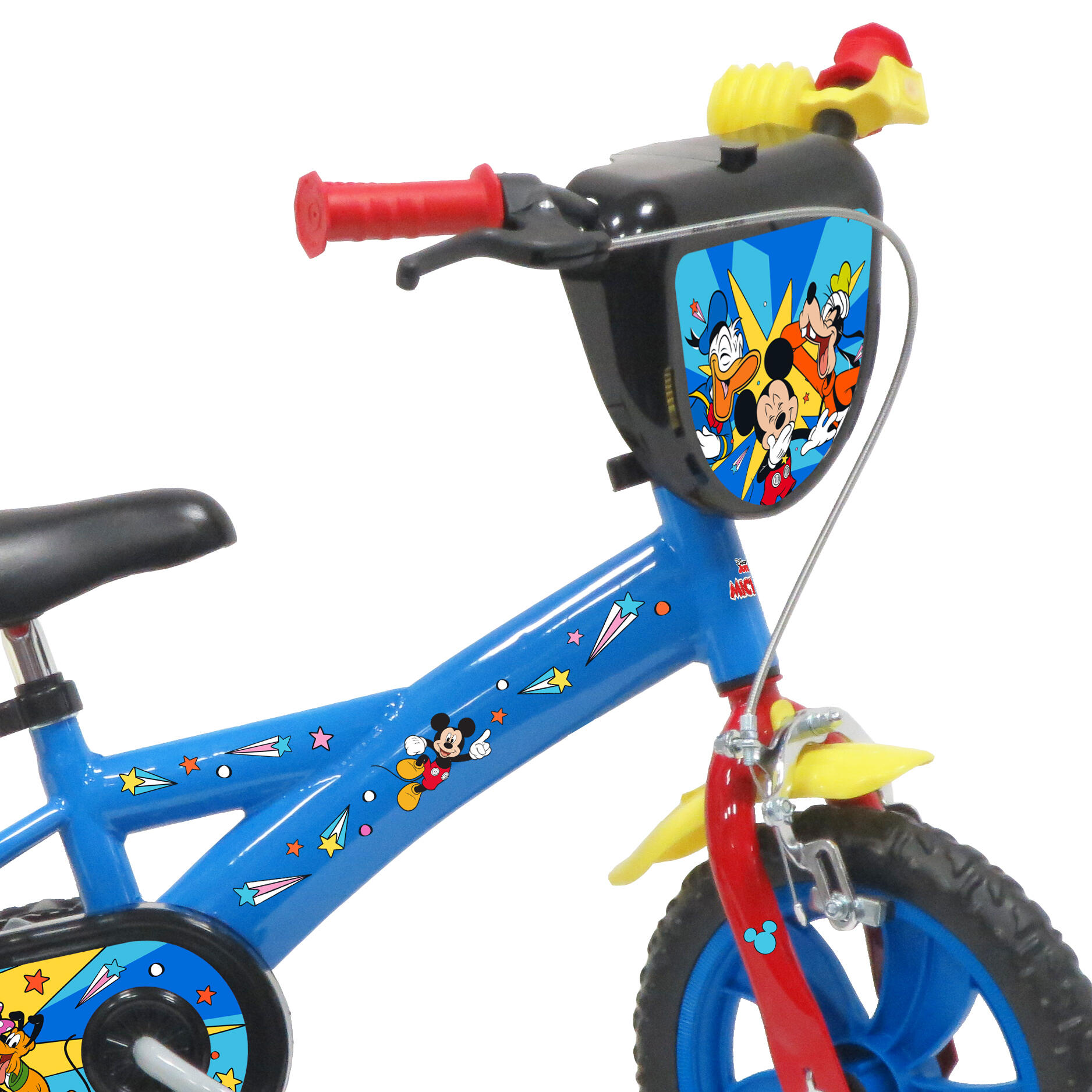 Bicicleta Denver Mickey Mouse 12 inch albastra 3/4