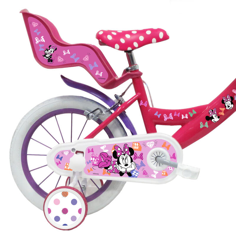 Bicicleta Niños 14 Pulgadas Minnie Mouse 4-6 años