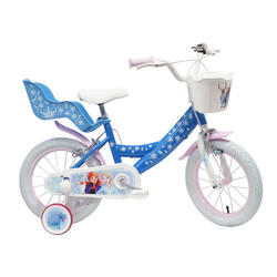 Vélo Enfant 14 Pouces Frozen 4-6 Ans