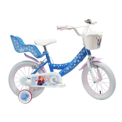 Vélo Enfant 14 Pouces Frozen 4-6 Ans