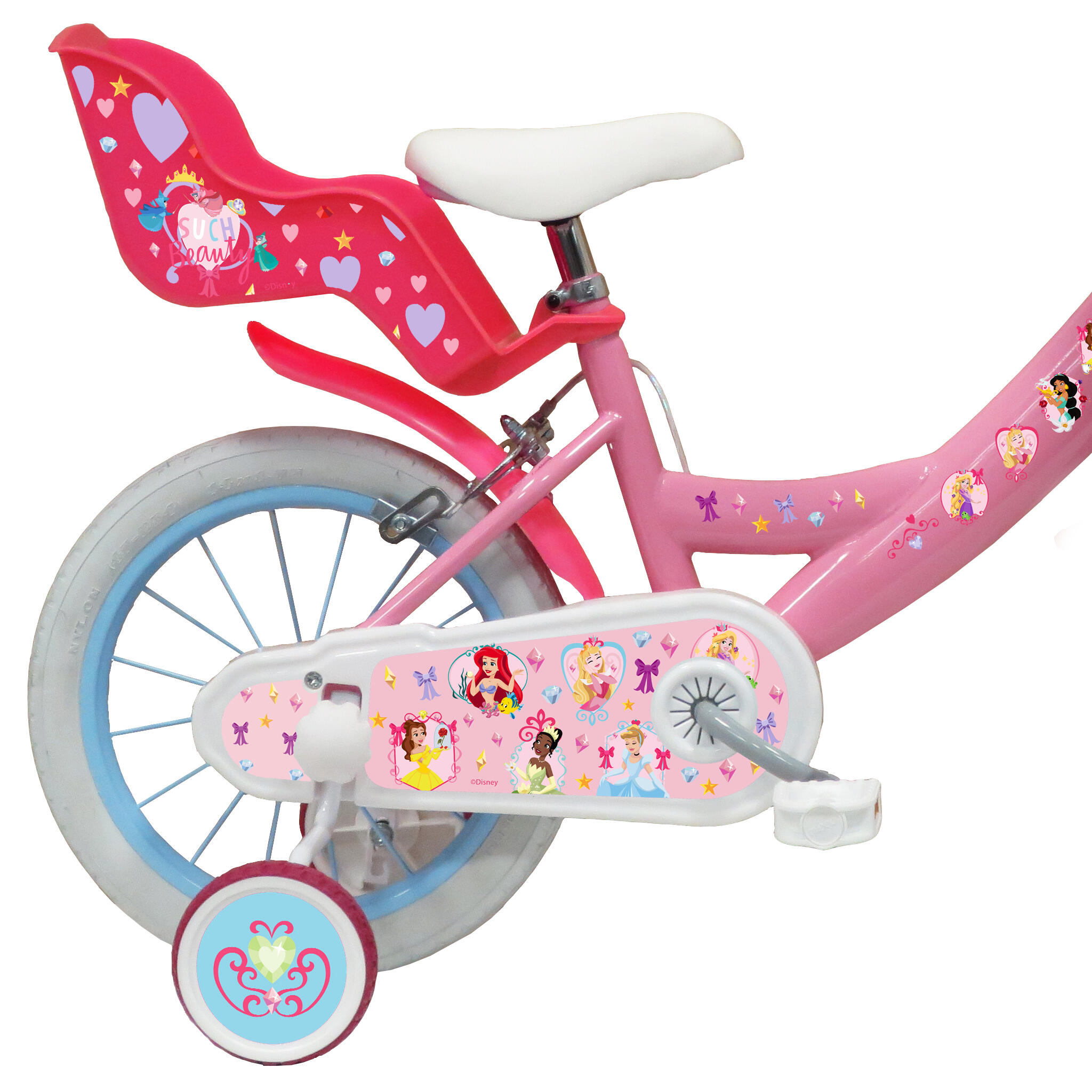 Seconda Vita - Bicicletta Bambino 14" Disney Princess 4-6 anni - Molto Buono 2/4
