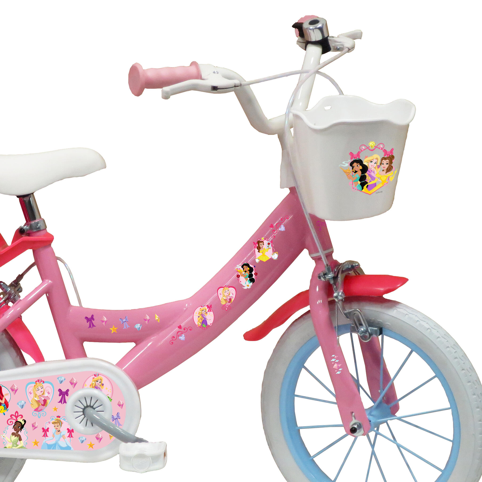 Seconda Vita - Bicicletta Bambino 14" Disney Princess 4-6 anni - Molto Buono 3/4