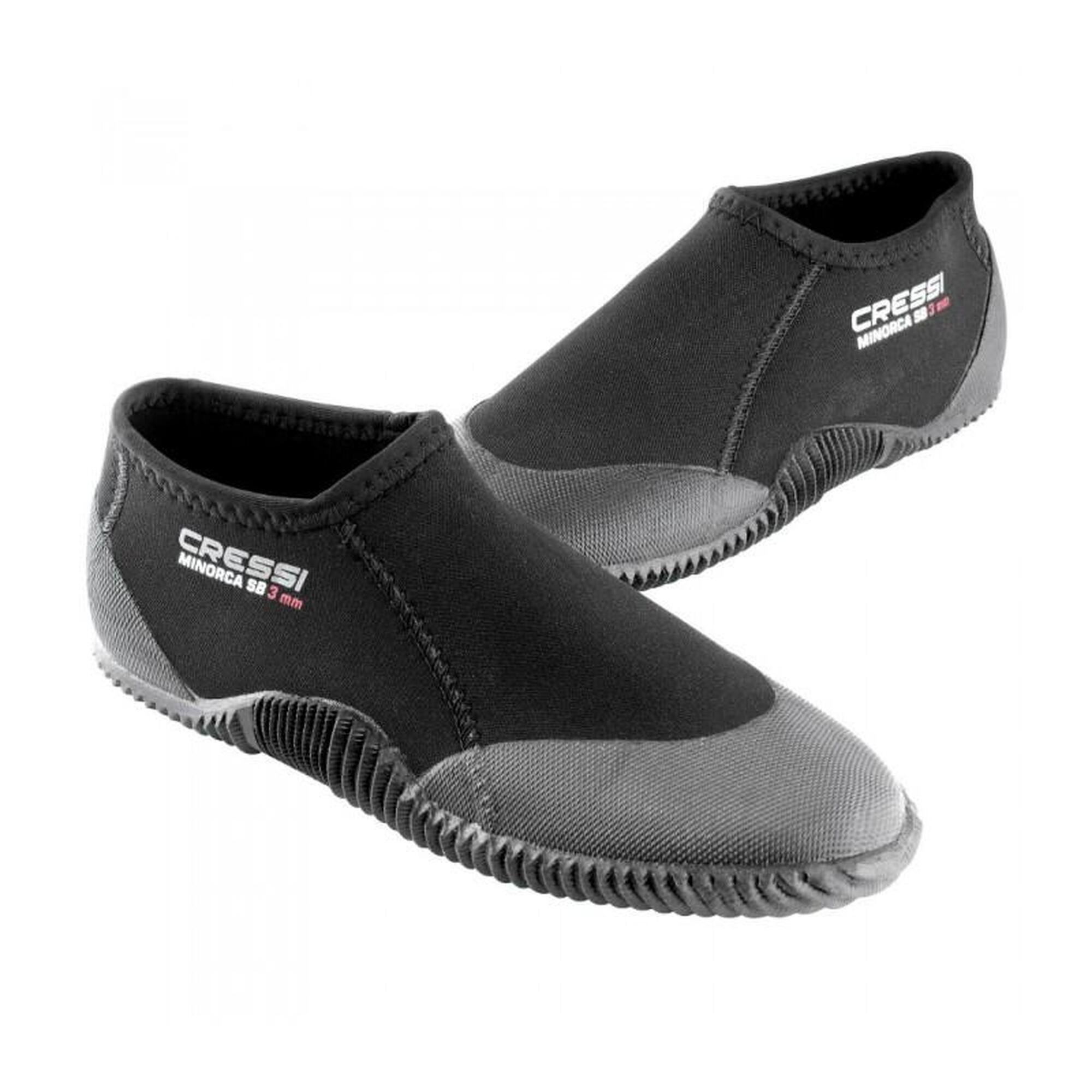 Cressi - Cressi Minorca Shorty 3mm Chaussures En Néoprène - Bottillons Neoprene - Noir - 39/42 - Decathlon