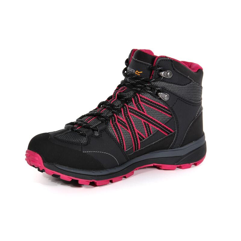 Lady Samaris II Dames Hiking Wandelschoenen - Zwart / roze