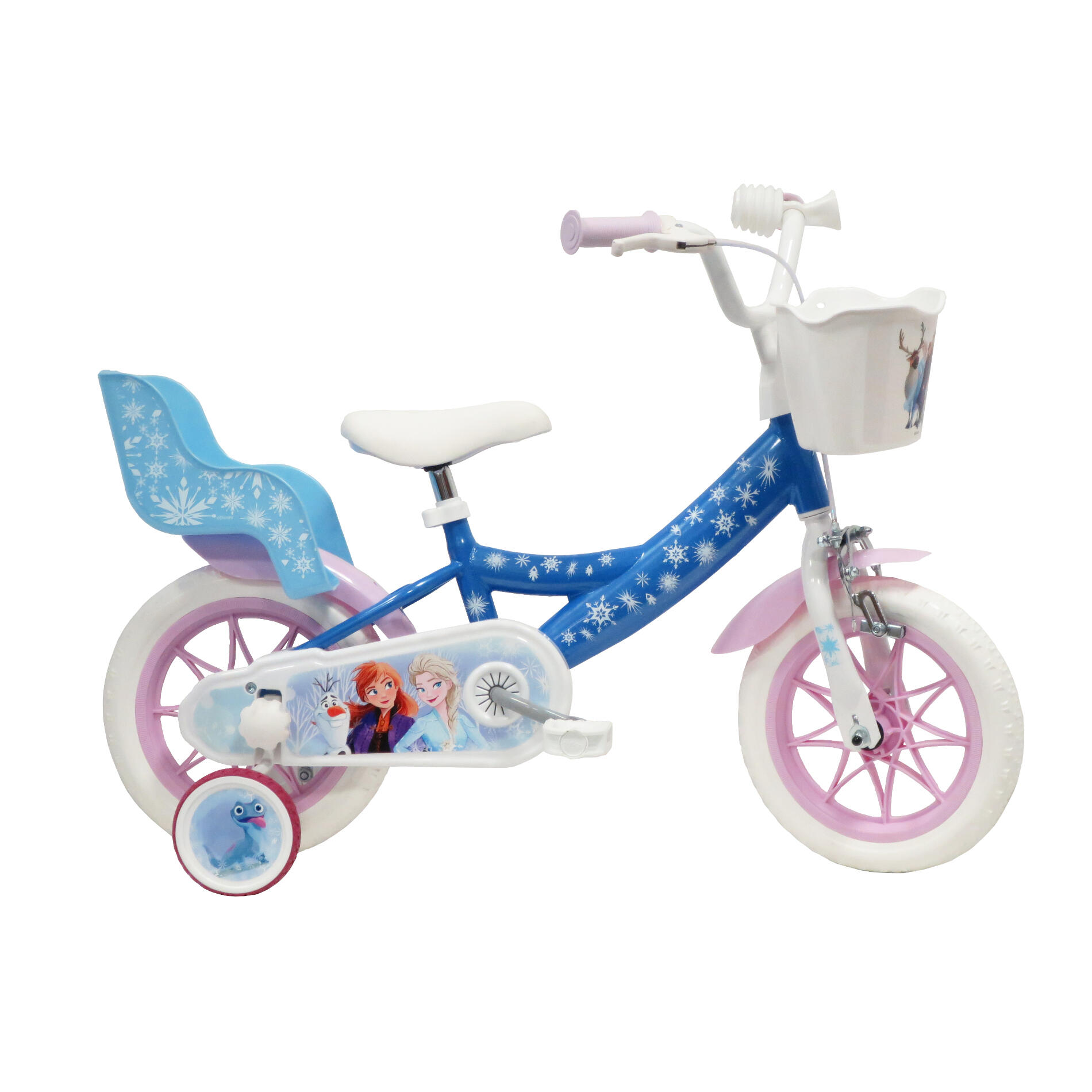 Disney Frozen - Vélo Enfant 12 Pouces Frozen 3 Ans - Vélo Enfant - Bleu - 12" - Decathlon