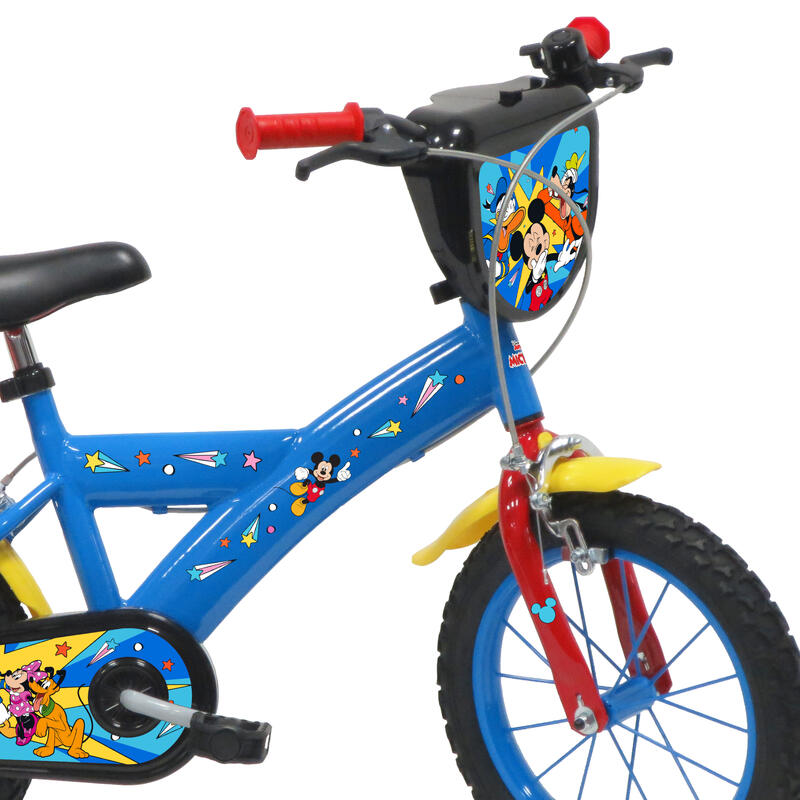Bicicleta Denver Mickey Mouse, 14 inch, albastra
