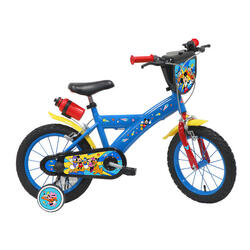 Bicicleta niños Spiderman Marvel16 Pulgadas 4,5-6 Años rojo azul