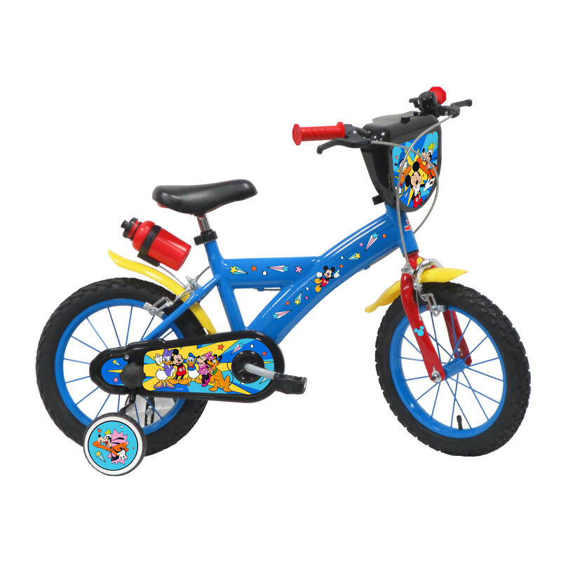 Fiets 14 inch 4-6 jaar Mickey Mouse