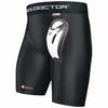 Short avec coquille pour hommes - Sports d'impact - Core NOIR