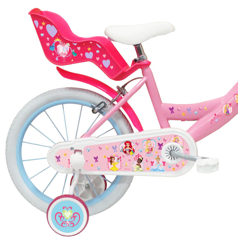 Fiets 16 inch 5-7 jaar Disney Princess